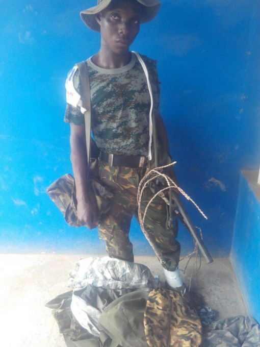 Adedeji, the fake soldier arrested in Ogun