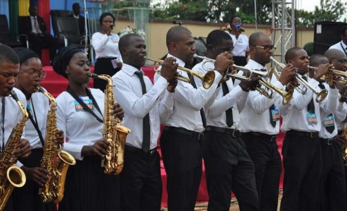 A cross section of Deeper Life orchestra ministering