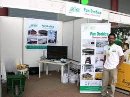 A stand at the  Lagos Trade Fair