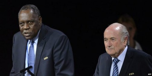 Issa Hayatou, now FIFA president