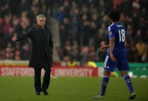 There has been reports of a dressing room mutiny against Jose Mourinho from Chelsea players unhappy with his stern man-management (AFP Photo/Oli Scarff)