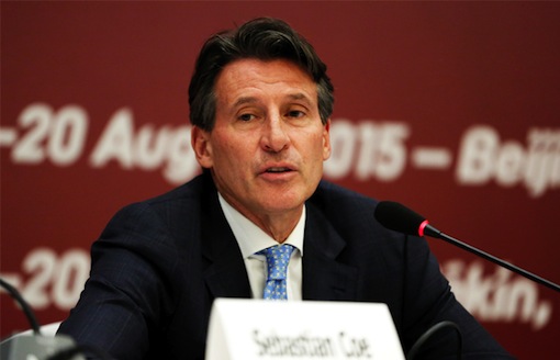 President of IAAF, Sebastian Coe