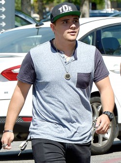 Mandatory Credit: Photo by Broadimage/REX Shutterstock (4929963c) Michael Joseph Jackson Jr Prince Jackson out and about, Los Angeles, America - 05 Aug 2015 Prince Jackson leaving the The Commons Mall in Calabasas