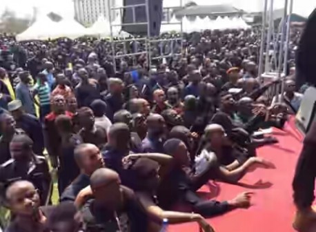 BLACK MONDAY: Thousands of APC supporters in black attire to honour 98 members killed during the last general elections in Rivers State