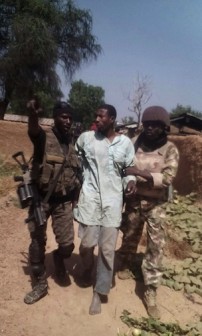 A Boko Haram suspect arrested on 13 November