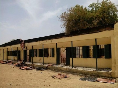 Chibok public school where over 200 schoolgirls were abducted by Boko Haram militants on April 21, 2014 ©Str (AFP/File)