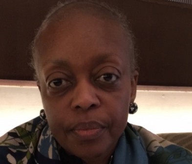Diezani Alison Madueke during the interview reveals her cancer-stricken look 