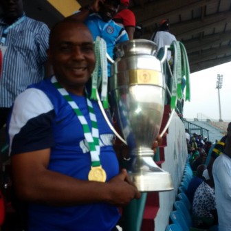 The FA Cup won by Akwa United after defeating Lobi Stars at the Teslim Balogun Stadium in Lagos on Sunday, 22 November, 2015