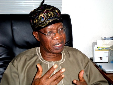 Minister of Information and Culture, Alhaji Lai Mohammed