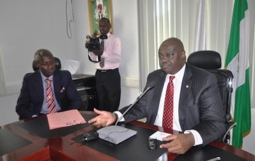 L-R: Ibrahim Magu and Ibrahim Lamorde