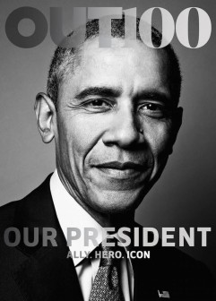Barack Obama granted a photo shoot and interview to the prominent LGBT publication — the first sitting president ever to do so. (Out magazine)