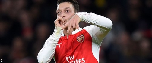 Mesut Ozil has pulled the strings for Arsenal