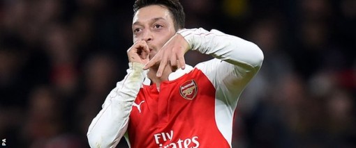 Mesut Ozil pulled the strings for Arsenal
