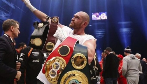 Tyson Fury is new world heavyweight champion