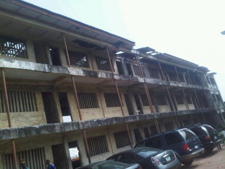 Abandoned Bishop Aggrey Memorial school taken over by criminals in Mushin, Lagos. Photo: Cyriacus Izuekwe