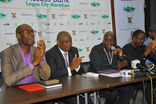 A press conference held to announce Access Bank Lagos City Marathon
