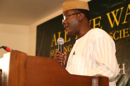 Book reviewer, Kunle Ajibade, Executive Editor/Director of TheNEWS and PM NEWS
