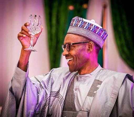 Buhari celebrate