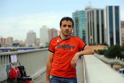 Turkish football referee Halil Ibrahim Dincdag, pictured in 2009 after he came out as a homosexual in a television broadcast (AFP Photo/Bulent Kilic)