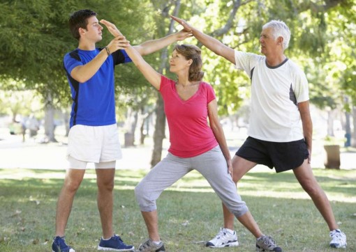 Exercise to keep fit even at old age. © REX/Shutterstock/Rex Images