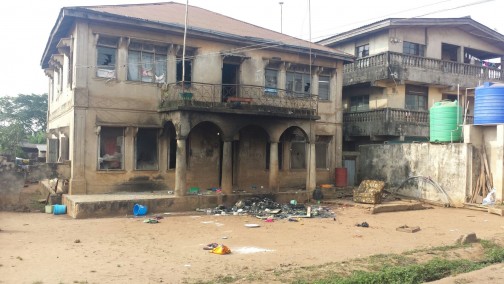 The house where Bamiro was shot dead by a policeman in Ijebu Ode on Wednesday, 2 December, 2015