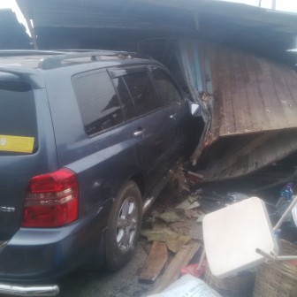 Scene of the accident Photo: Taiwo Phillips