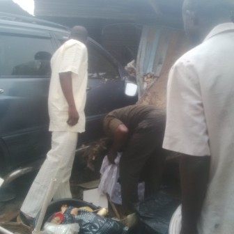 Scene of the accident Photo: Taiwo Phillips