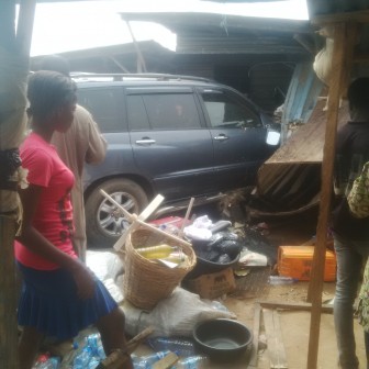 Scene of the accident Photo: Taiwo Phillips