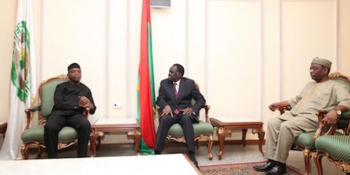 Vice President of Nigeria, Prof Yemi Osinbajo and interim of Burkina Faso, President Michel Kafando