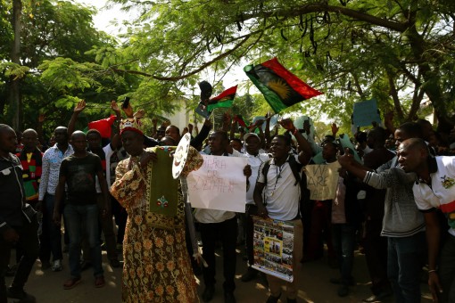 Pro Biafra protesters