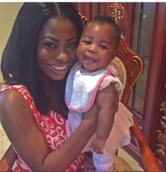 Sophia Momodu and her baby, Imade