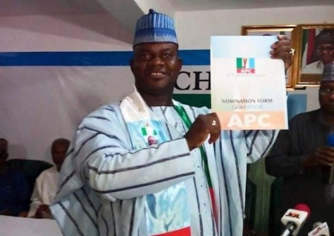 Yahaya Bello declared Kogi governor-elect