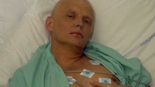 Alexander Litvinenko in hospital after his poisoning Photo: Getty Image