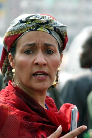 Amina Mohammed  Minister of Environment;  (2)