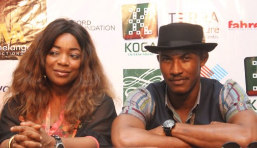 Bimbo Akintola and Gideon Okeke starring in 93 Days, an Ebola film
