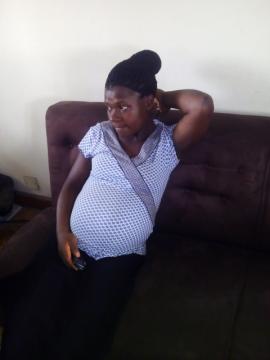 Blessing heavily pregnant, abandoned by Edward