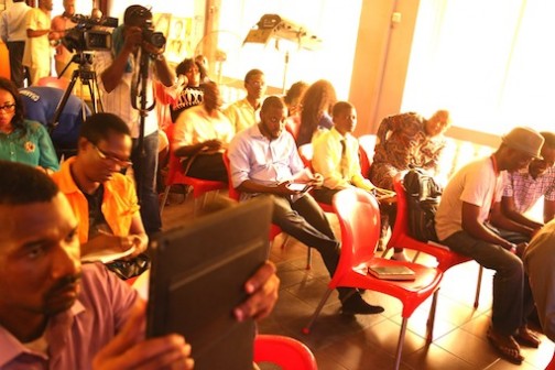 Cross section of participants at the Free Ashraf reading Photo: Idowu Ogunleye