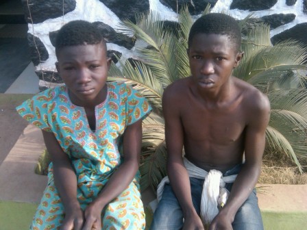 Suspected teenage cult members arrested by the police in Ogun State