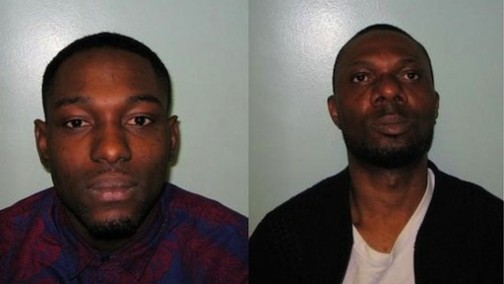 Ife Ojo, left, and Olusegun Agbaje admitted conspiracy to defraud Photo: Met Police