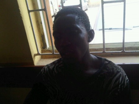 Ifeanyi Ogbodo who allegedly stole his master's N3.5m goods at Isolo court in Lagos