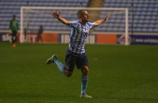 Joe Cole in Coventry City colours