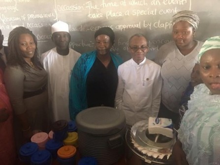 Governor Nasir El Rufai at the launch of the School Feeding Program 