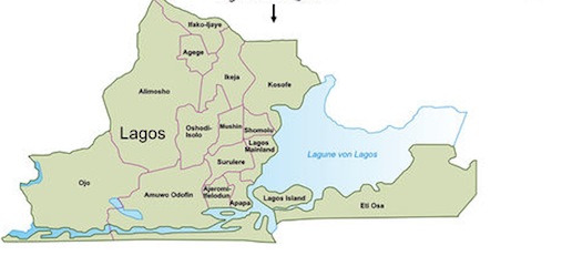 Lagos Map