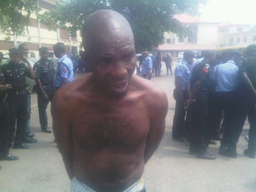 Leader of Bariga cult group, Tanimola Ogbere, paraded on Monday at Police Headquarters, Ikeja Command