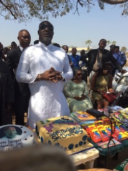 Dino Melaye celebrates his birthday with IDPs