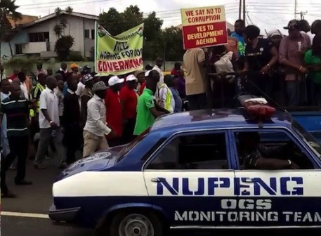 FILE PHOTO: NUPENG protest