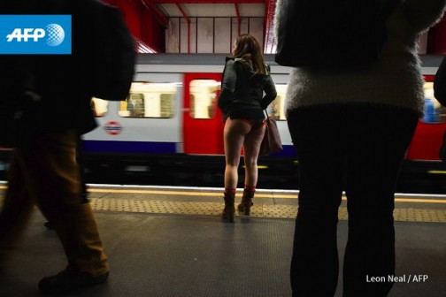 PICTURES: 60 countries participate in 'No Pants Subway Ride' day