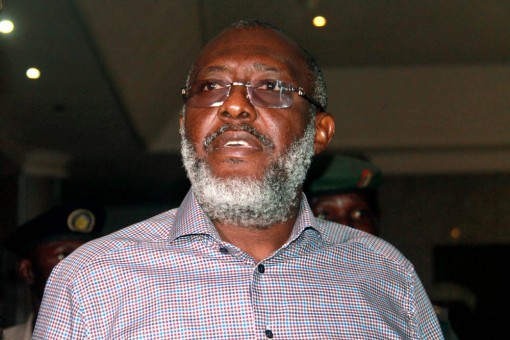 Olisa Metuh at the Federal High Court, Abuja