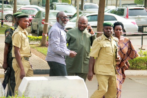 Olisa Metuh, at the Federal High Court on Monday