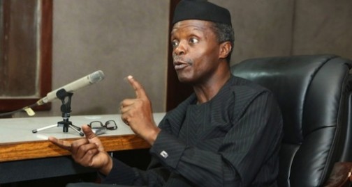 Nigeria's Vice President, Prof Yemi Osinbajo